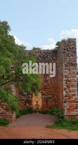 Place de parking Chariot ou Rath Temple du XIIIe siècle, Ammapalli, Shamshabad, Telangana, Inde Banque D'Images