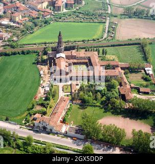 Europe, Italie, Lombardie, Abbazia di Chiaravalle. Cistercense Monastero Banque D'Images