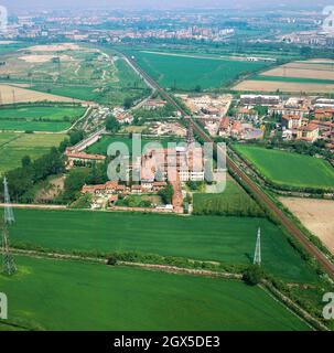 Europe, Italie, Lombardie, Abbazia di Chiaravalle. Cistercense Monastero Banque D'Images