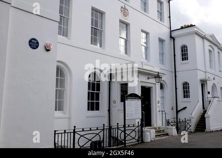 pierremont hall, 17e siècle, bâtiment classé de catégorie II dans la ville de broadtairs, est de kent, royaume-uni septembre 2021 Banque D'Images