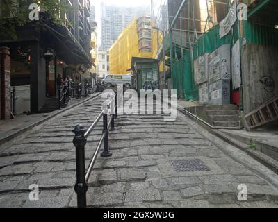Rue Hong Kong.11 novembre 2012 Banque D'Images