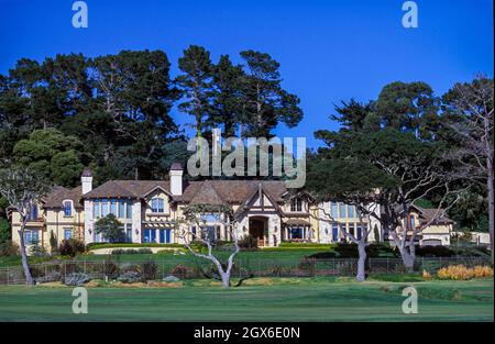 Pebble Beach Golf Links, Carmel Bay, Californie, États-Unis Banque D'Images