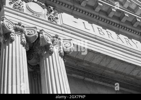 Bibliothèque publique historique de Louisville - Kentucky Banque D'Images
