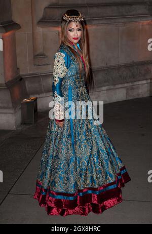 Tasmin Lucia-Khan assiste à la réception du British Asian Trust au Victoria and Albert Museum de Londres Banque D'Images