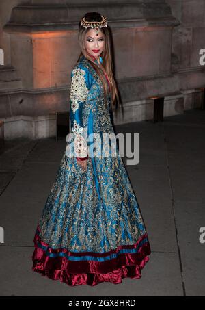 Tasmin Lucia-Khan assiste à la réception du British Asian Trust au Victoria and Albert Museum de Londres Banque D'Images