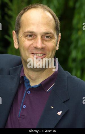 Sir Steve Redgrave au RHS Chelsea Flower show 2003, Londres.Sir Redgrave est le cinq fois vainqueur de la médaille d'or olympique.Titre Jean/allaction.co.uk Banque D'Images