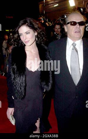 Lara Flynn Boyle et Jack Nicholson à la première de « The gage », tenue à Los Angeles. Banque D'Images