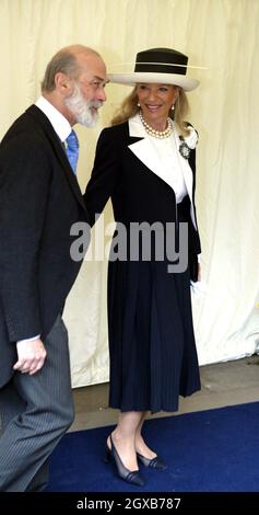 Le mariage et la bénédiction du Prince de Galles et de Camilla Parker-Bowles le 9 avril 2005.Le prince et la princesse Michael de Kent étaient arrivés pour la cérémonie de bénédiction à l'intérieur de la chapelle Saint-Georges.Anwar Hussein/allactiondigital.com Banque D'Images