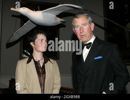 Le Prince Charles avec Dame Ellen MacArthur lors d'un dîner du RSPB pour soutenir la campagne « Save the Albatross ».Anwar Hussein/allactiondigital.com Banque D'Images