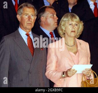 Le Prince Charles et Camilla assistent à la célébration du Grand Chelem de l'Union de rugby galloise au Millennium Stadium de Cardiff.Anwar Hussein/allactiondigital.com Banque D'Images