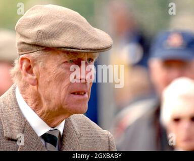 Le Prince Philip participe à l'épreuve de la voiture le deuxième jour du Royal Windsor Horse Show à Windsor, en Angleterre.Anwar Hussein/allactiondigital.com Banque D'Images