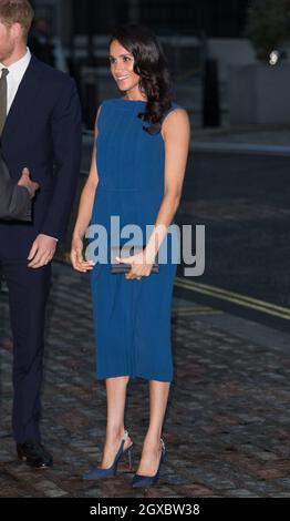 La duchesse de Sussex participe à un concert de charité au Central Hall Westminster à Londres. Banque D'Images