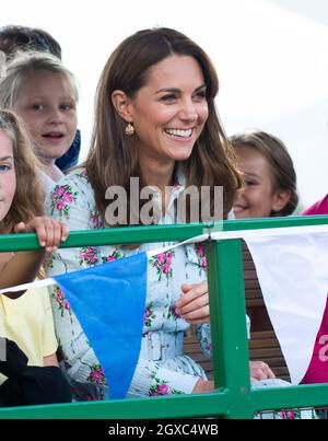 Catherine, duchesse de Cambridge, participe au festival « Retour à la nature » de RHS Garden Wisley le 10 septembre 2019. Banque D'Images