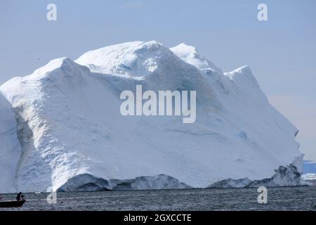 Magnifique paysage d'iceberg dans la baie de Disko Banque D'Images