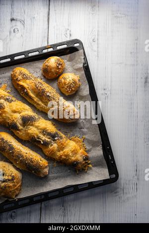encore la vie de petits pains et de petits pains faits maison Banque D'Images