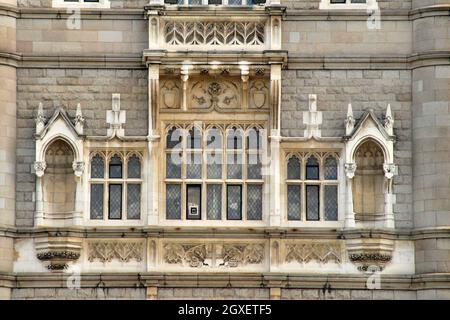 Vue extérieure du Tower of London Museum, Londres, Royaume-Uni Banque D'Images