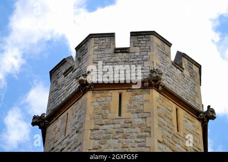 Vue extérieure du Tower of London Museum, Londres, Royaume-Uni Banque D'Images