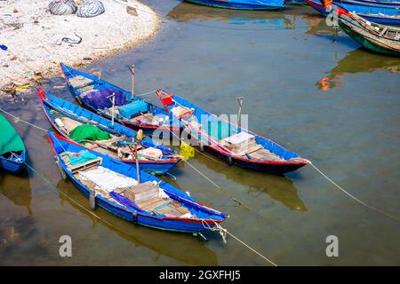 CAU Lang Co un petit village de pêcheurs entre Hue et Da Nang Banque D'Images