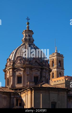 Détails de Chiesa Santi Luca e Martina martiri, Rome Italie. Photo de haute qualité Banque D'Images