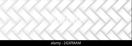 Arrière-plan abstrait en osier, arrière-plan gris avec losange, rectangles blancs - Illustration vectorielle Banque D'Images