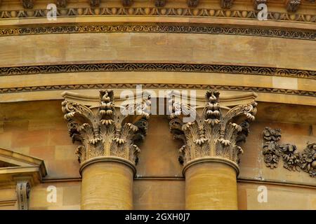 Vue extérieure de la bibliothèque Bodleian, Oxford, Royaume-Uni Banque D'Images