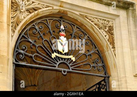 Vue extérieure de la bibliothèque Bodleian, Oxford, Royaume-Uni Banque D'Images