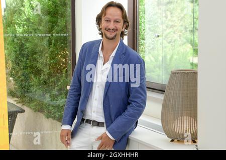 Rome, Italie. 05e octobre 2021. Antonio Guerriero assiste au photocall du film con tutto il cuore à l'Hôtel le Meridien Visconti. (Photo de Mario Cartelli/SOPA Images/Sipa USA) crédit: SIPA USA/Alay Live News Banque D'Images