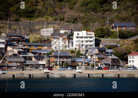 Petit village d'Ainan, Japon Banque D'Images