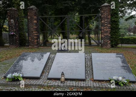 Swietochlowice, Pologne - 27 septembre 2021. Ce qui reste du camp d'internement Eintrachthutte (Zgoda). C'était un camp satellite d'Auschwitz Banque D'Images