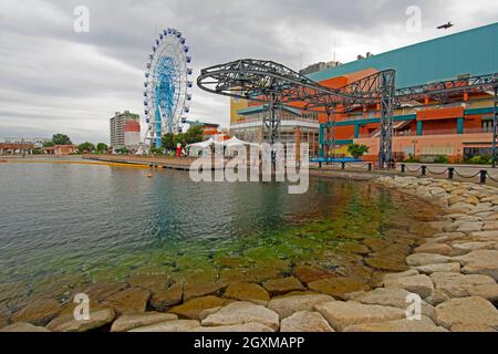 Dream Plaza Ferris Wheel dans la zone Hinode de Shizuoka, Japon Banque D'Images