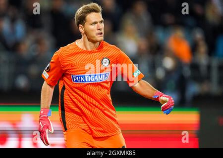 GRAZ, AUTRICHE - SEPTEMBRE 30 : Jorg Siebenhandl de Sturm Graz pendant le match de l'UEFA Europa League Group entre SK Sturm Graz et PSV Eindhoven au Stadion Graz Liebenau le 30 septembre 2021 à Graz, Autriche (photo de Joris Verwijst/Orange Pictures) Banque D'Images