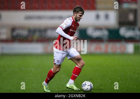 Rotherham, Royaume-Uni. 05e octobre 2021. Kieran Sadlier #7 de Rotherham United à Rotherham, Royaume-Uni, le 10/5/2021. (Photo par Ben Early/News Images/Sipa USA) crédit: SIPA USA/Alay Live News Banque D'Images