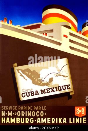 Nach Cuba et Mexique Banque D'Images
