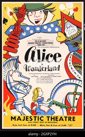 Alice au Pays des Merveilles Banque D'Images