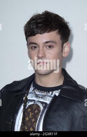 Tom Daley participe au salon Louis Vuitton dans le cadre de la semaine de la mode de Paris vêtements pour femmes Printemps/été 2022 à Paris, France, le 05 octobre 2021. Photo d'Aurore Marechal/ABACAPRESS.COM Banque D'Images