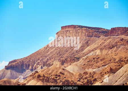 Grandes montagnes de sable dans le désert Banque D'Images
