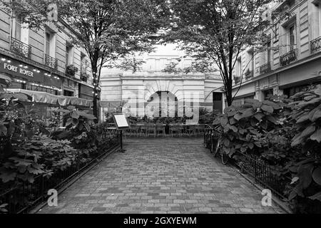 Paris, rue du Tresor Banque D'Images