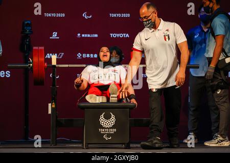 Tokyo, Japon.2021 août 28.Para Powerlifting femmes jusqu'à 61 kg.Korany Fatma - Égypte (EGY) Banque D'Images