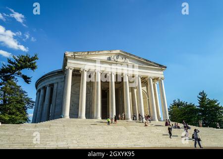 Thomas Jefferson Memorial. Lieu de tournage : Washington, DC Banque D'Images