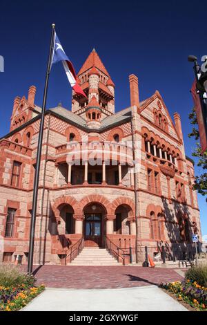 Hopkins County Courthouse à Sulphur Springs, Texas Banque D'Images