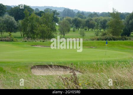 Parcours de golf de Reigate Heath, Surrey, Royaume-Uni. Banque D'Images