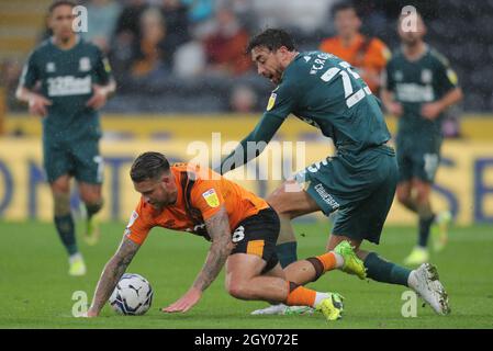 GEORGE MONCUR, MATT CROOKS, HULL CITY FC V MIDDLESBROUGH FC, 2021 Banque D'Images