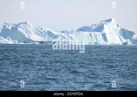 Magnifique paysage d'iceberg dans la baie de Disko Banque D'Images