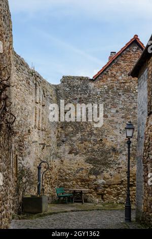 Vieille ville de Freinsheim, Rhénanie-Palatinat, Allemagne Banque D'Images