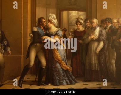 Entrôret du duc et de la duchesse d'Angoulême (DETOUL) Banque D'Images