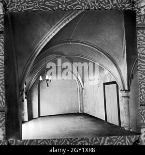 Reproduktion aus der Sammlung Edwin Redslob : Kirchengewölbe, 1930er Jahre Deutschland. La reproduction de la collection Edwin Redslob : église voûte, Allemagne 1930. Banque D'Images