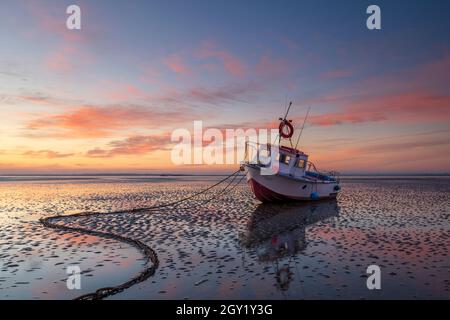 Thorpe Bay lever du soleil Banque D'Images