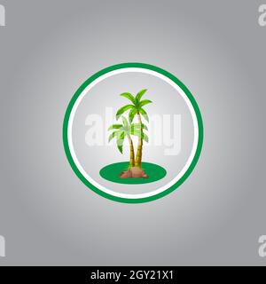 meilleur logo d'arbre ou meilleure icône d'arbre. parfait pour le logo d'entreprise ou de marque et votre design. Illustration de Vecteur