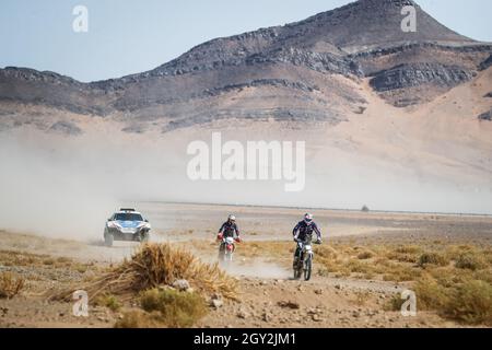 Zagora, Maroc.06e octobre 2021. Pendant le Rallye du Maroc 2021, du 8 au 13 octobre 2021 à Zagora, Maroc - photo Antonin Vincent / DPPI crédit: DPPI Media/Alamy Live News Banque D'Images