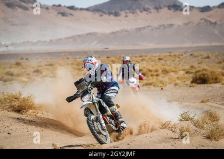 Zagora, Maroc.06e octobre 2021. Pendant le Rallye du Maroc 2021, du 8 au 13 octobre 2021 à Zagora, Maroc - photo Antonin Vincent / DPPI crédit: DPPI Media/Alamy Live News Banque D'Images